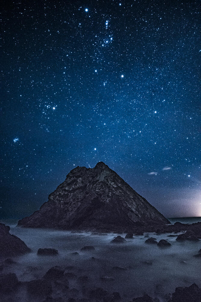 Orion over Wairaka Point.